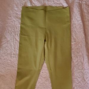 Fabletics buttery soft yellow leggings